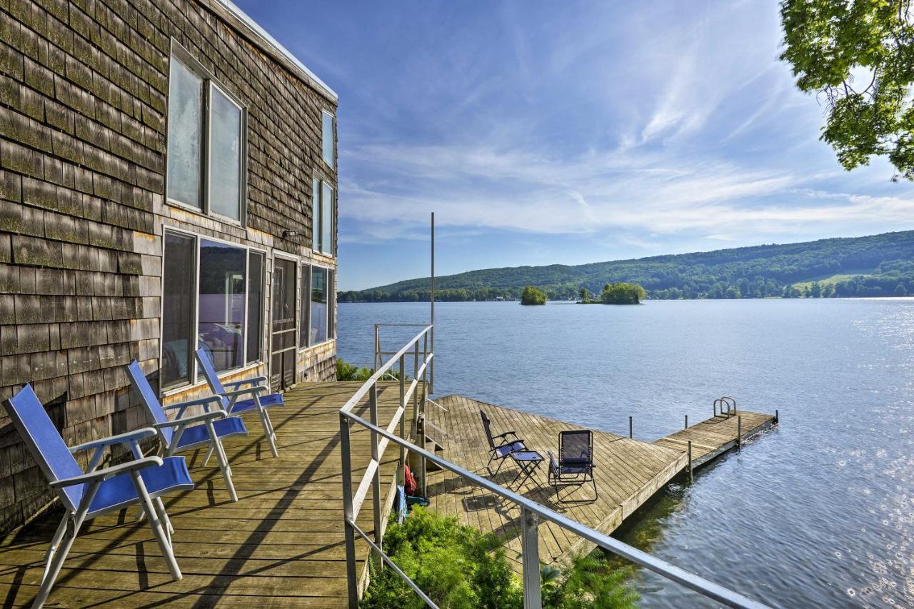 Waterfront Deruyter Home With Private Dock! New Woodstock Esterno foto