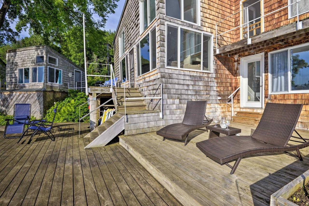 Waterfront Deruyter Home With Private Dock! New Woodstock Esterno foto